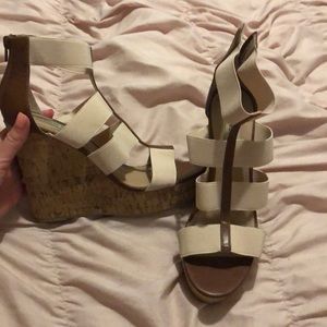 Steve Madden cork wedges